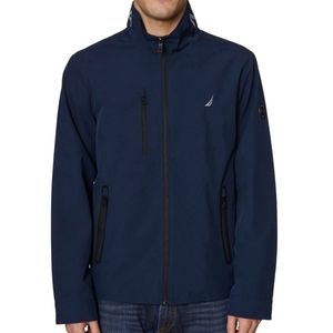 Nautica Navy Blue Performance Wind Breaker Jacket